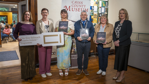 Group photo from launch of Cures from the Hollow at Cavan County Museum
