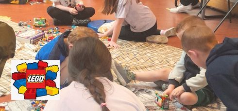 Colorful Blocks Preschool Open House Instagram Post